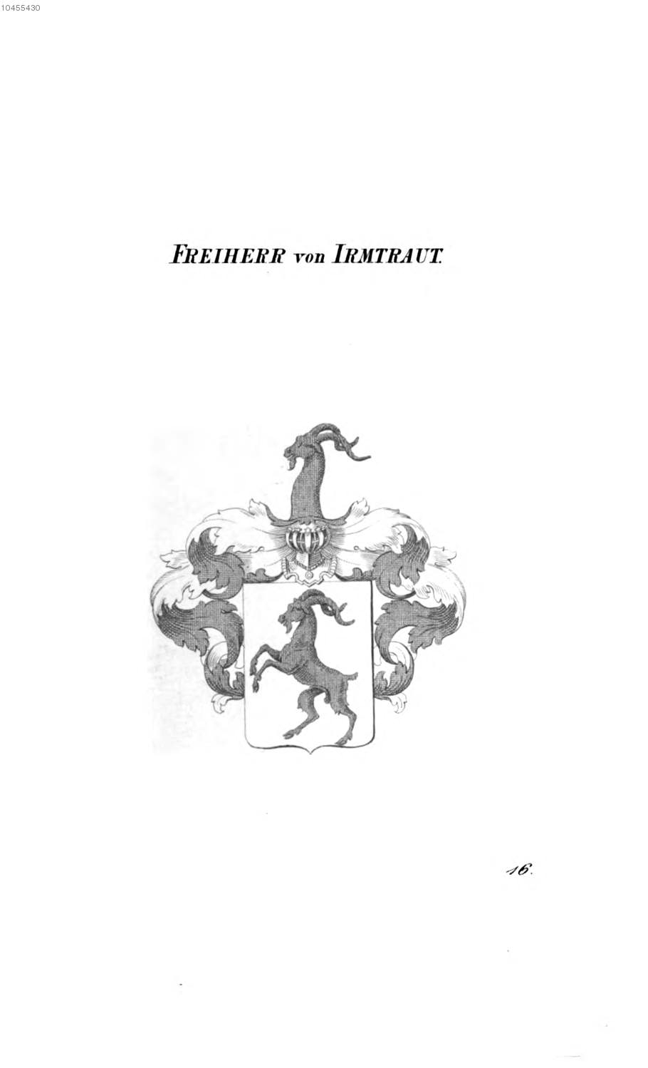Irmtraut — Tyroff オーストリア君主国紋章集の原図