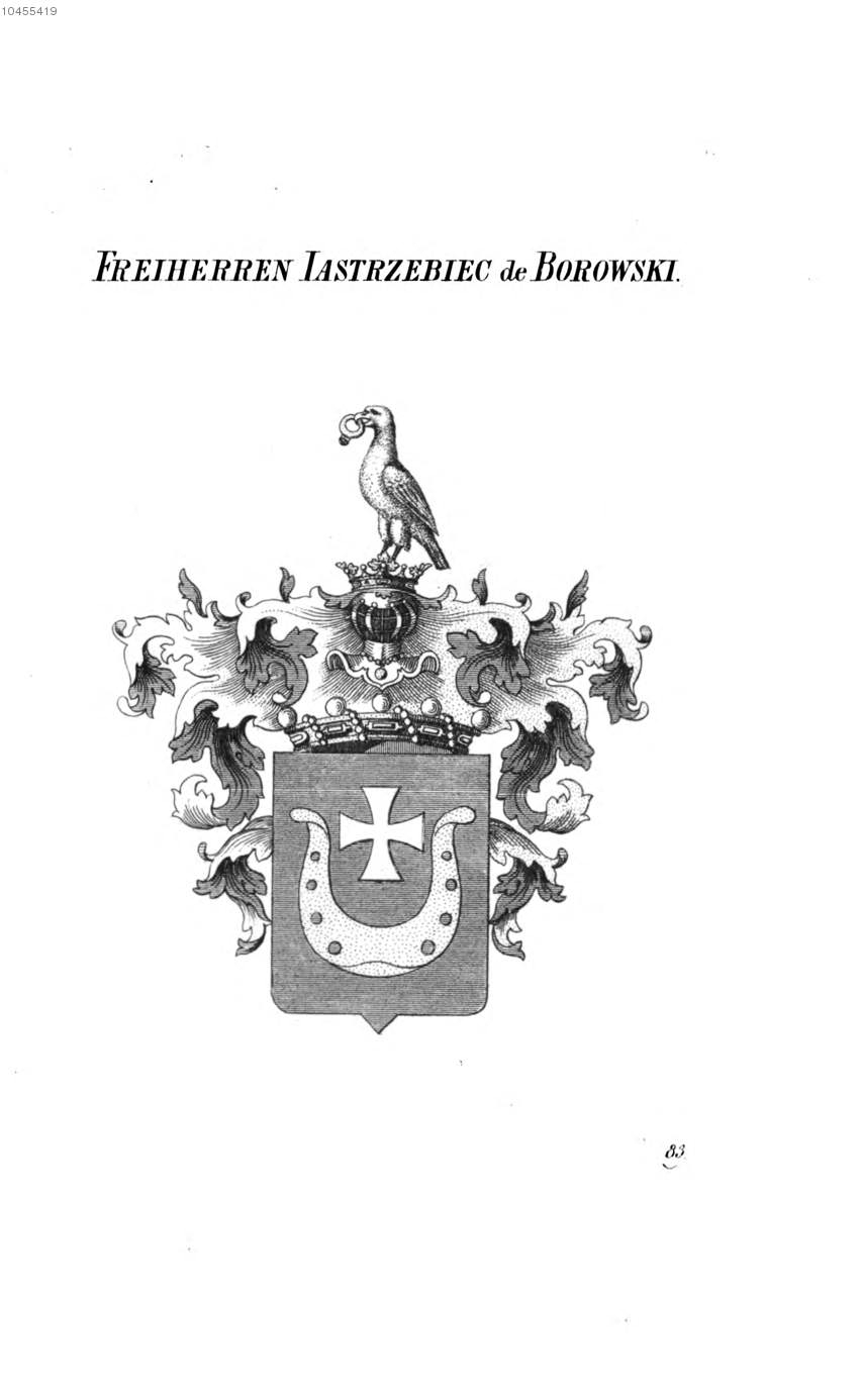 Jastrzebiec de Borowski 2 — Tyroff オーストリア君主国紋章集の原図
