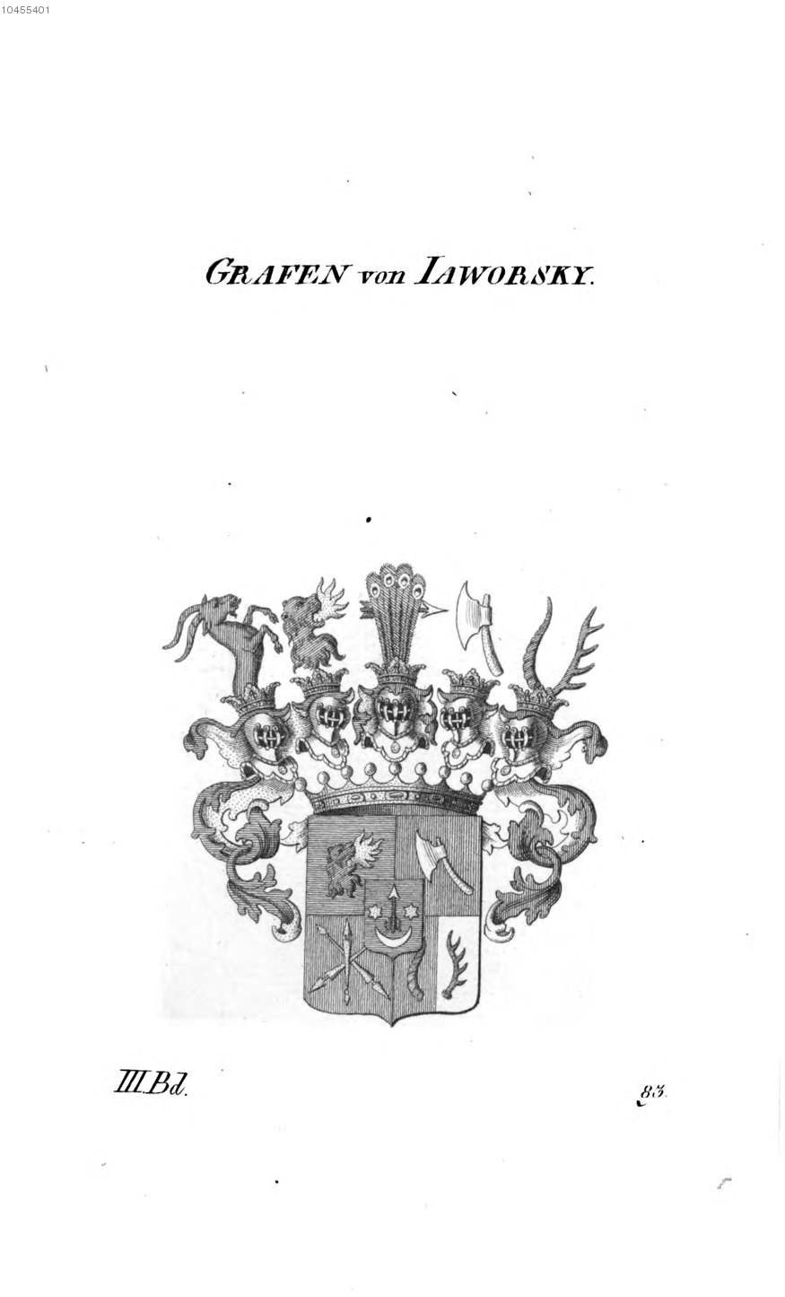 Jaworsky — Tyroff オーストリア君主国紋章集の原図