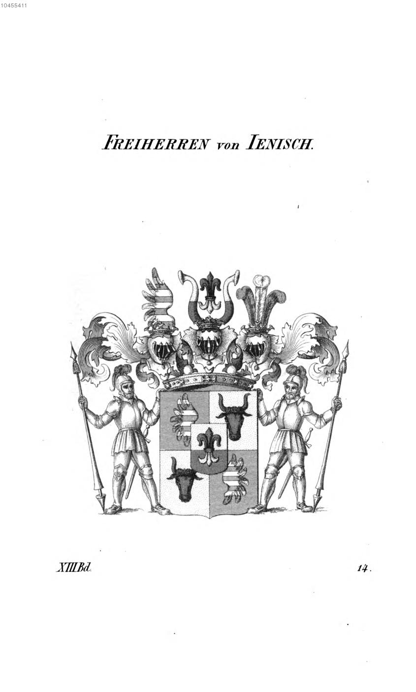 Jenisch — Tyroff オーストリア君主国紋章集の原図