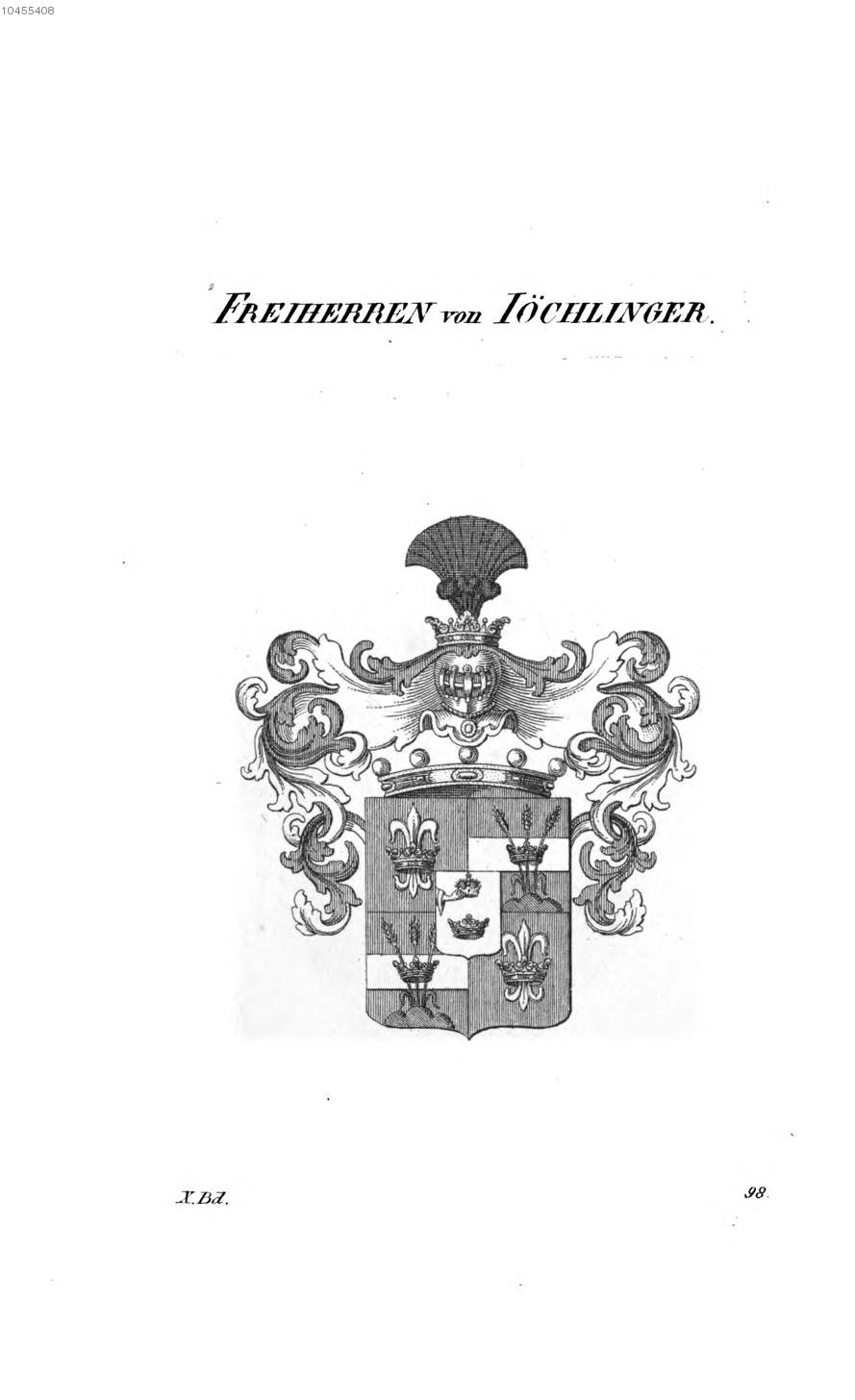 Jöchlinger — Tyroff オーストリア君主国紋章集の原図