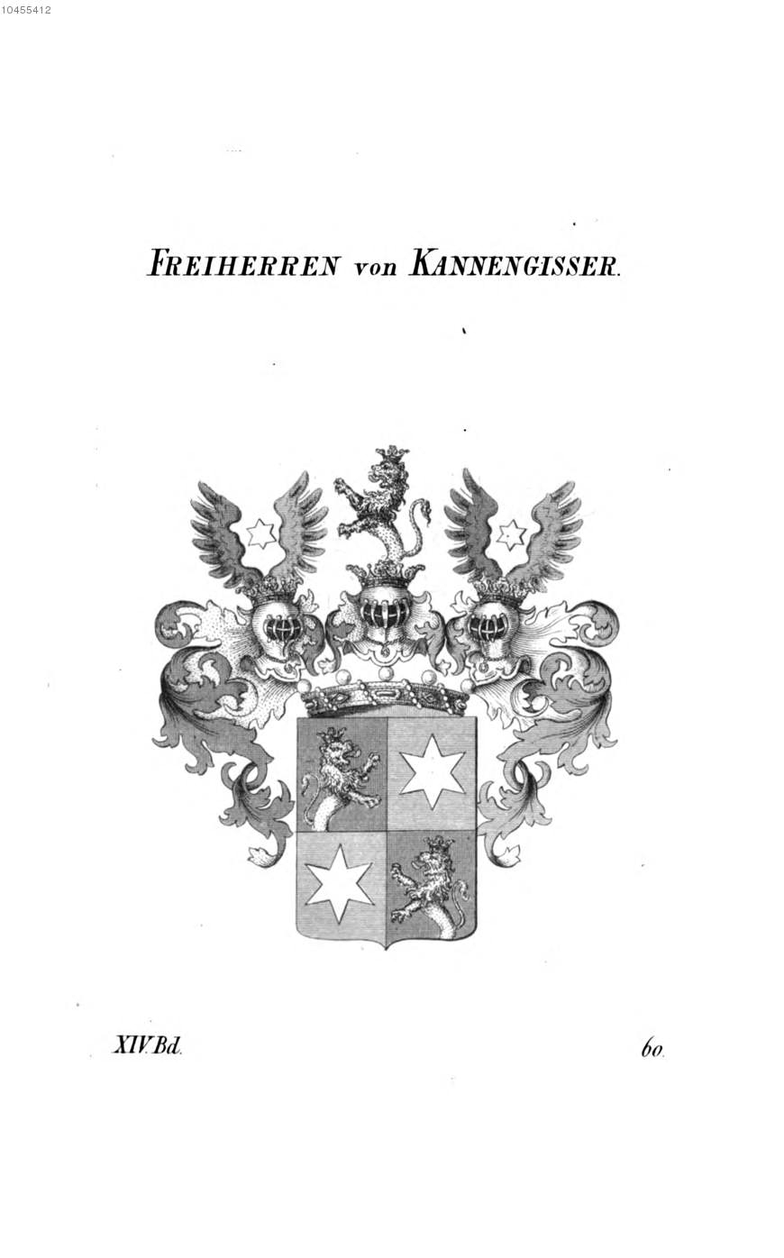 Kannengisser Kannengießer — Tyroff オーストリア君主国紋章集の原図