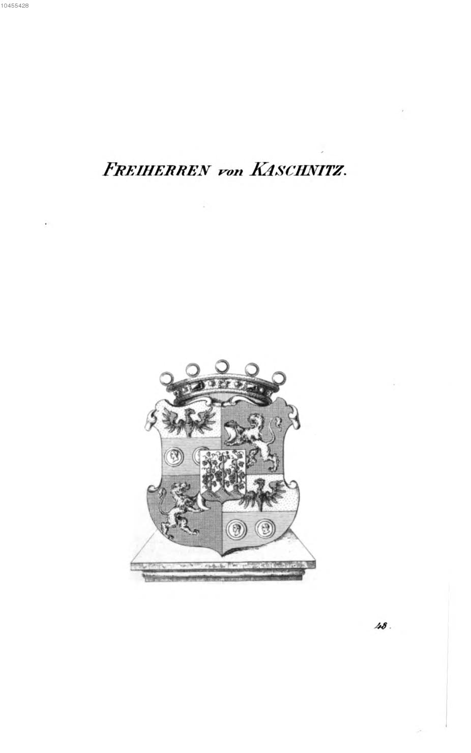 Kaschnitz 2 — Tyroff オーストリア君主国紋章集の原図