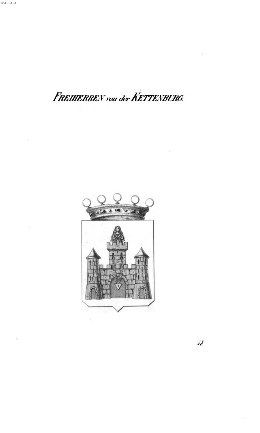 Kettenburg von D Kettenburg — Tyroff オーストリア君主国紋章集の原図
