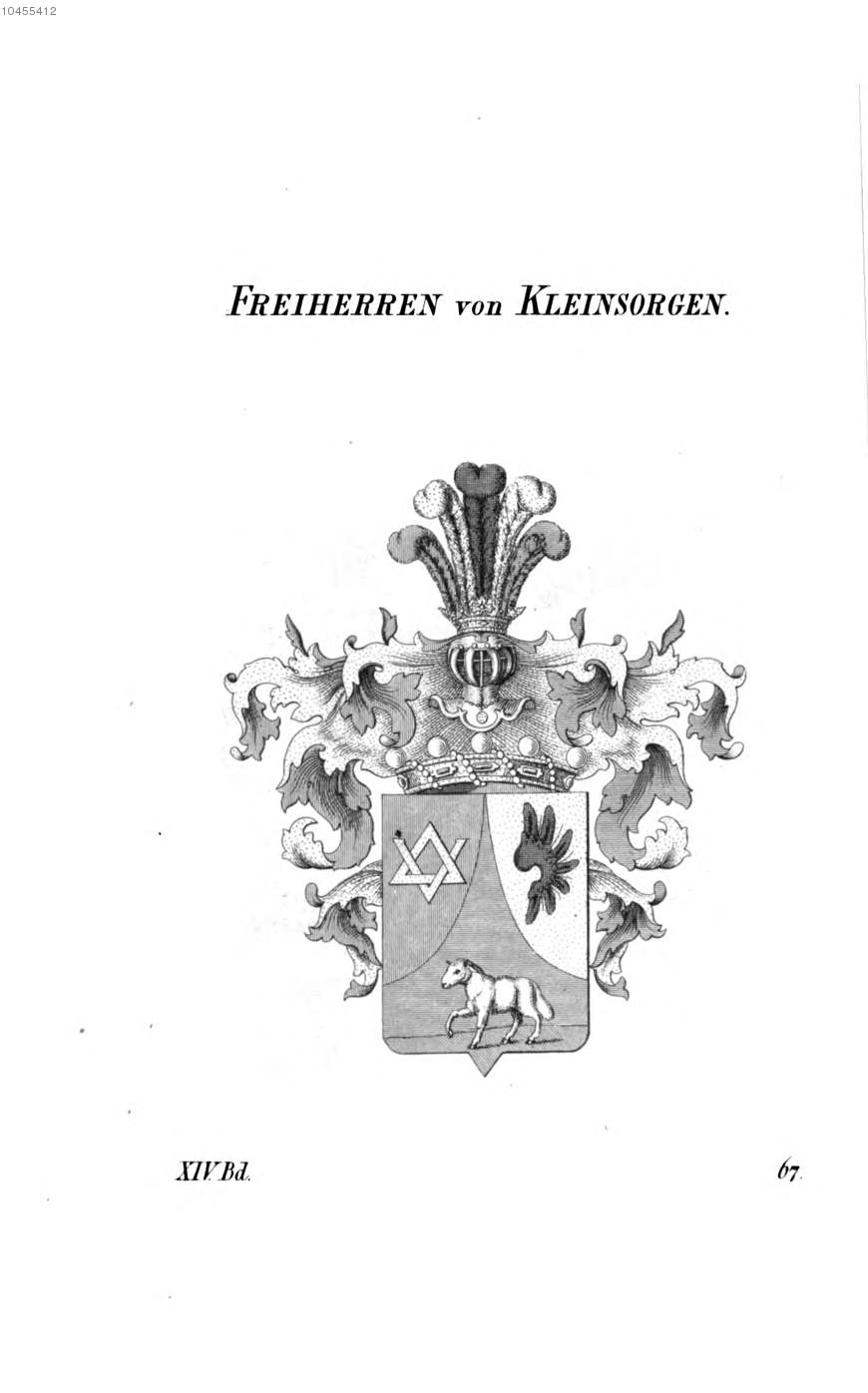 Kleinsorgen — Tyroff オーストリア君主国紋章集の原図