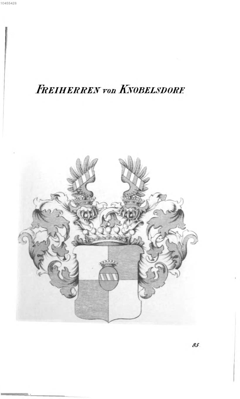 Knobelsdorf — Tyroff オーストリア君主国紋章集の原図