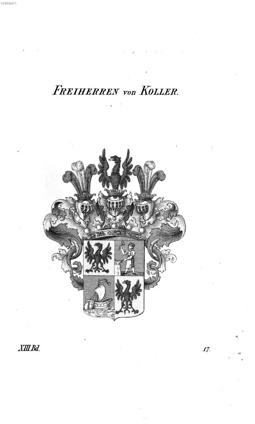 Koller — Tyroff オーストリア君主国紋章集の原図