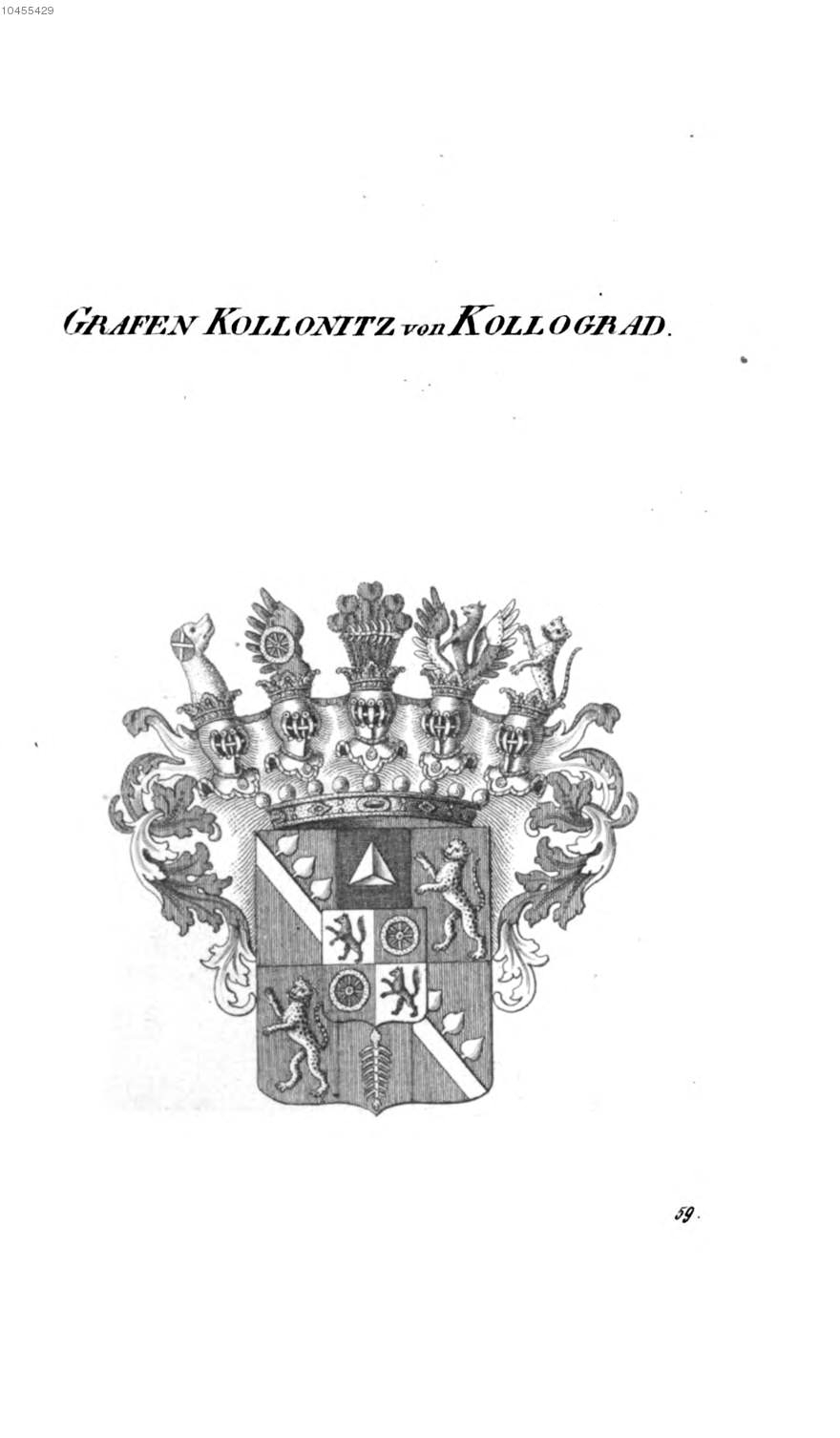 Kollonitz von Kollograd 2 — Tyroff オーストリア君主国紋章集の原図