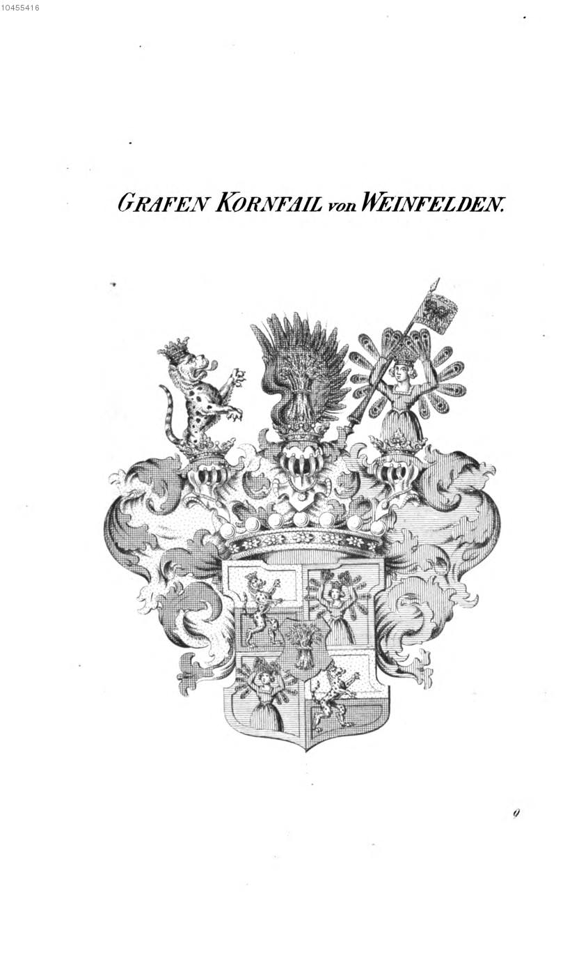 Kornfail von Weinfelden 2 — Tyroff オーストリア君主国紋章集の原図