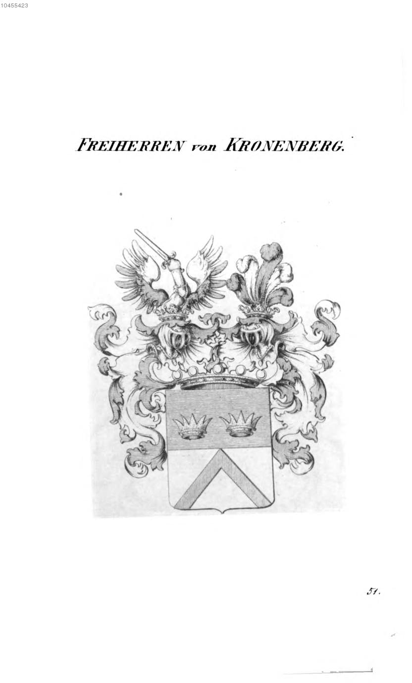 Kronenberg — Tyroff オーストリア君主国紋章集の原図