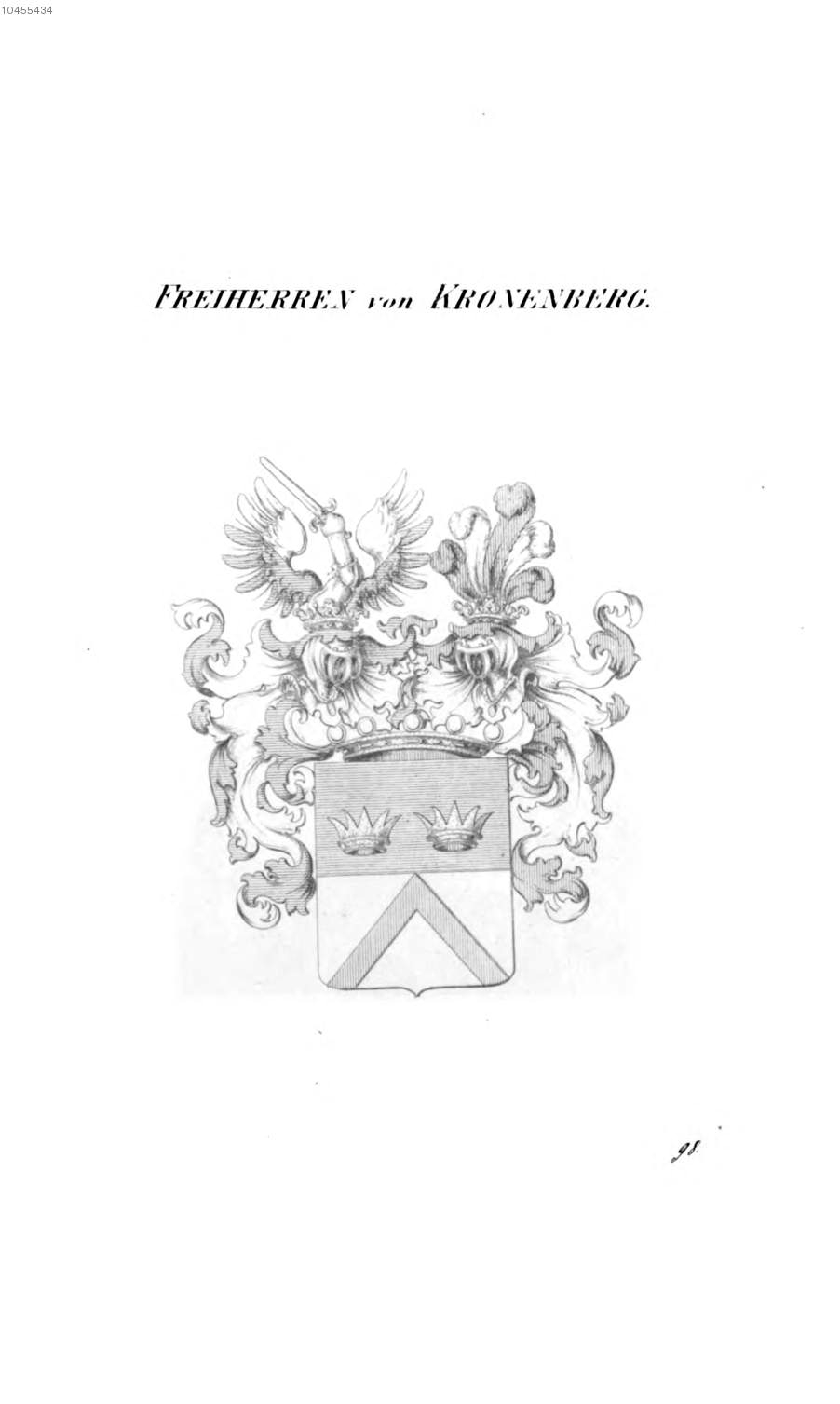 Kronenberg 2 — Tyroff オーストリア君主国紋章集の原図