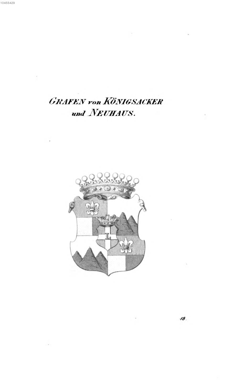 Königsacker und Neuhaus 3 — Tyroff オーストリア君主国紋章集の原図
