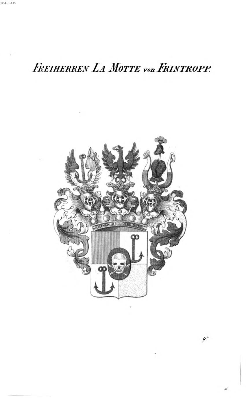 La Motte von Frintropp 1 — Tyroff オーストリア君主国紋章集の原図