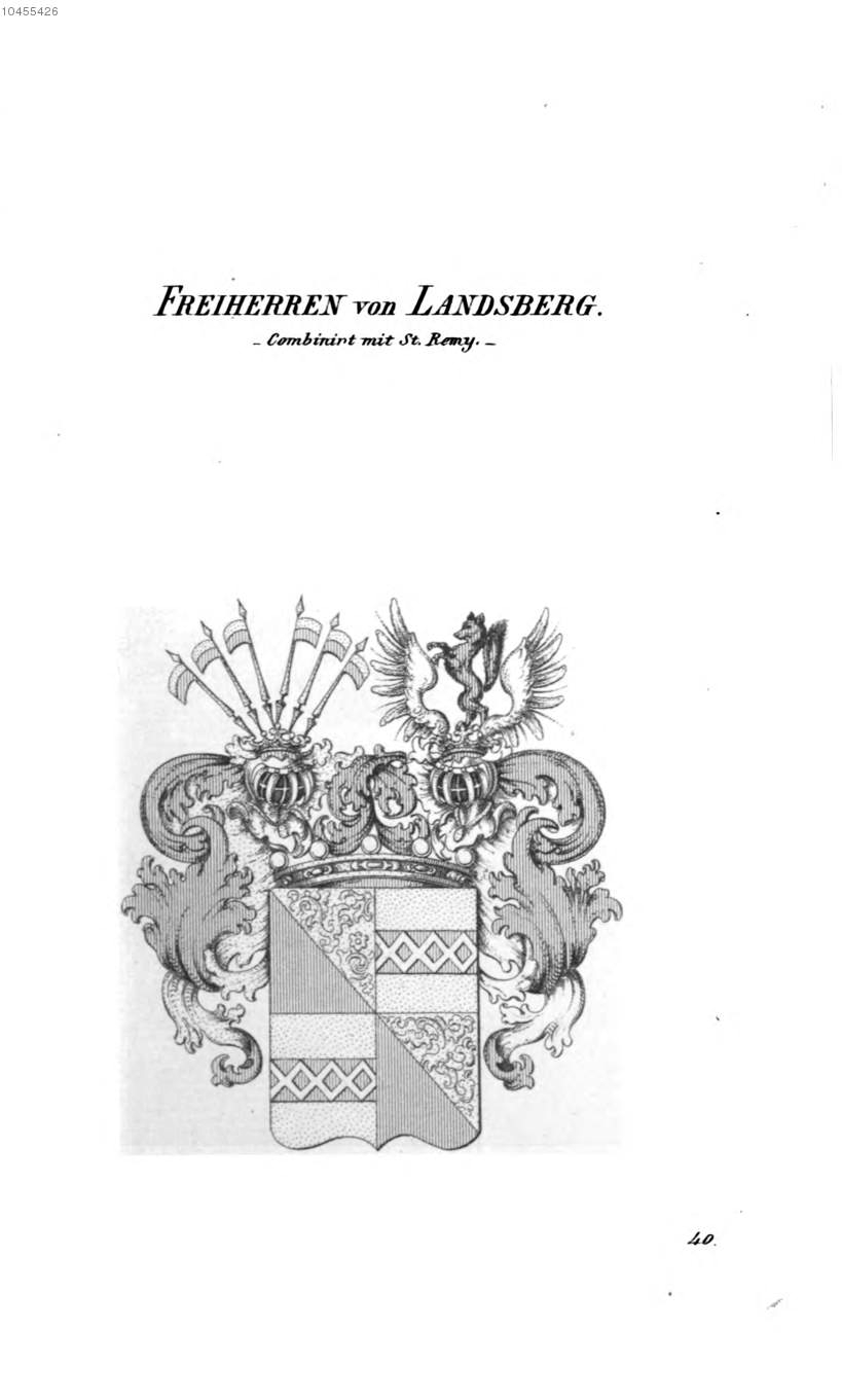 Landsberg — Tyroff オーストリア君主国紋章集の原図