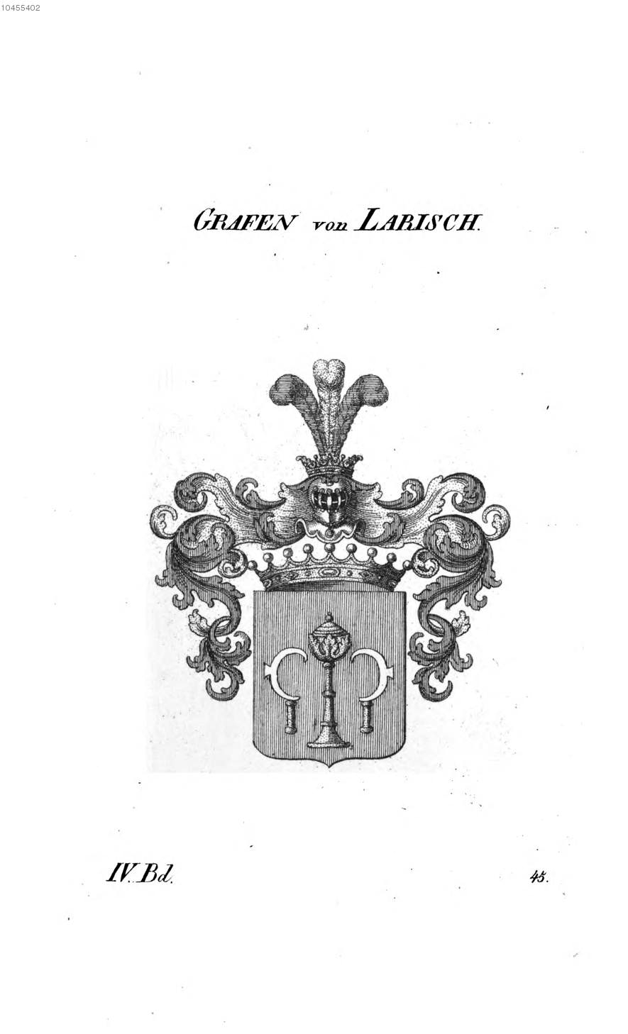 Larisch — Tyroff オーストリア君主国紋章集の原図