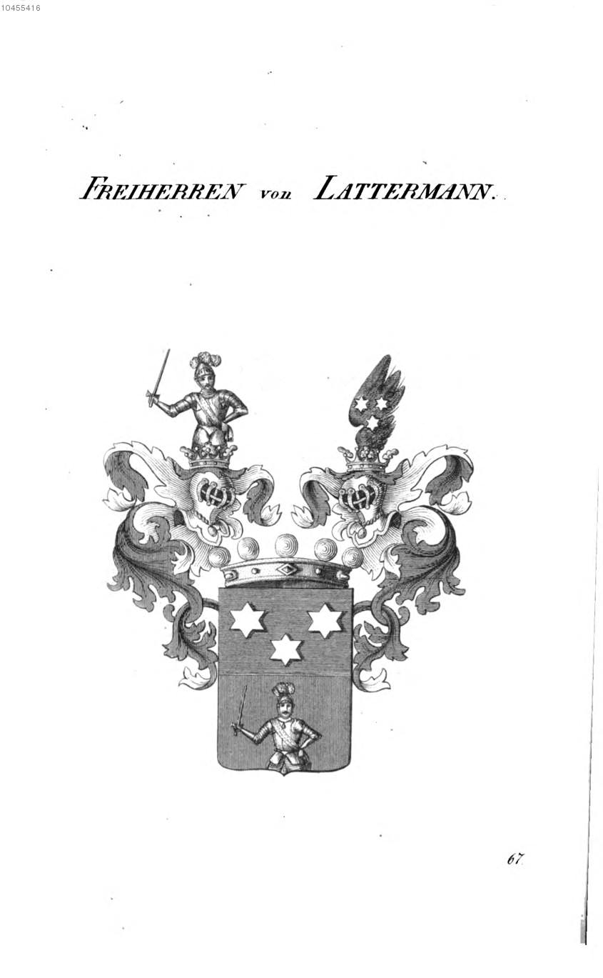 Lattermann 2 — Tyroff オーストリア君主国紋章集の原図