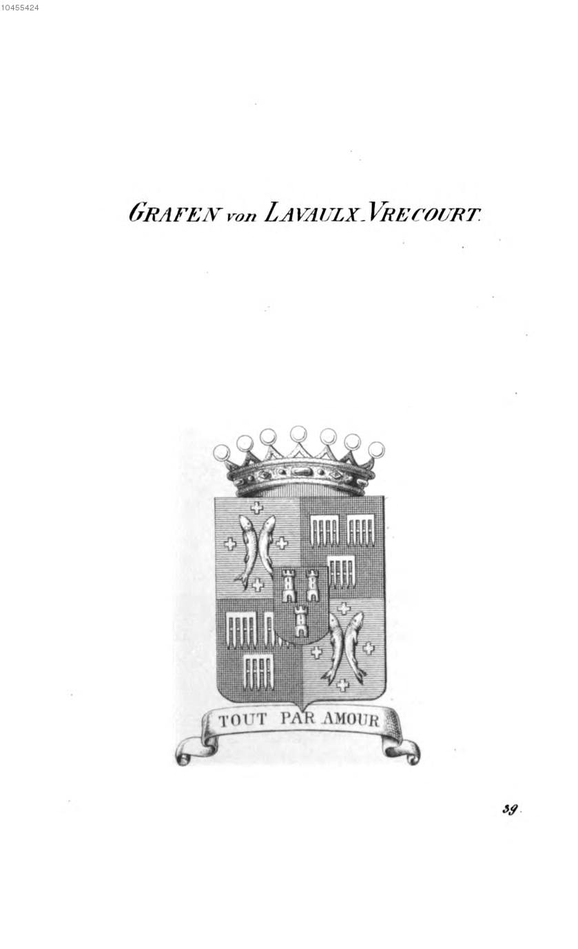 Lavaulx Vrecourt 2 — Tyroff オーストリア君主国紋章集の原図