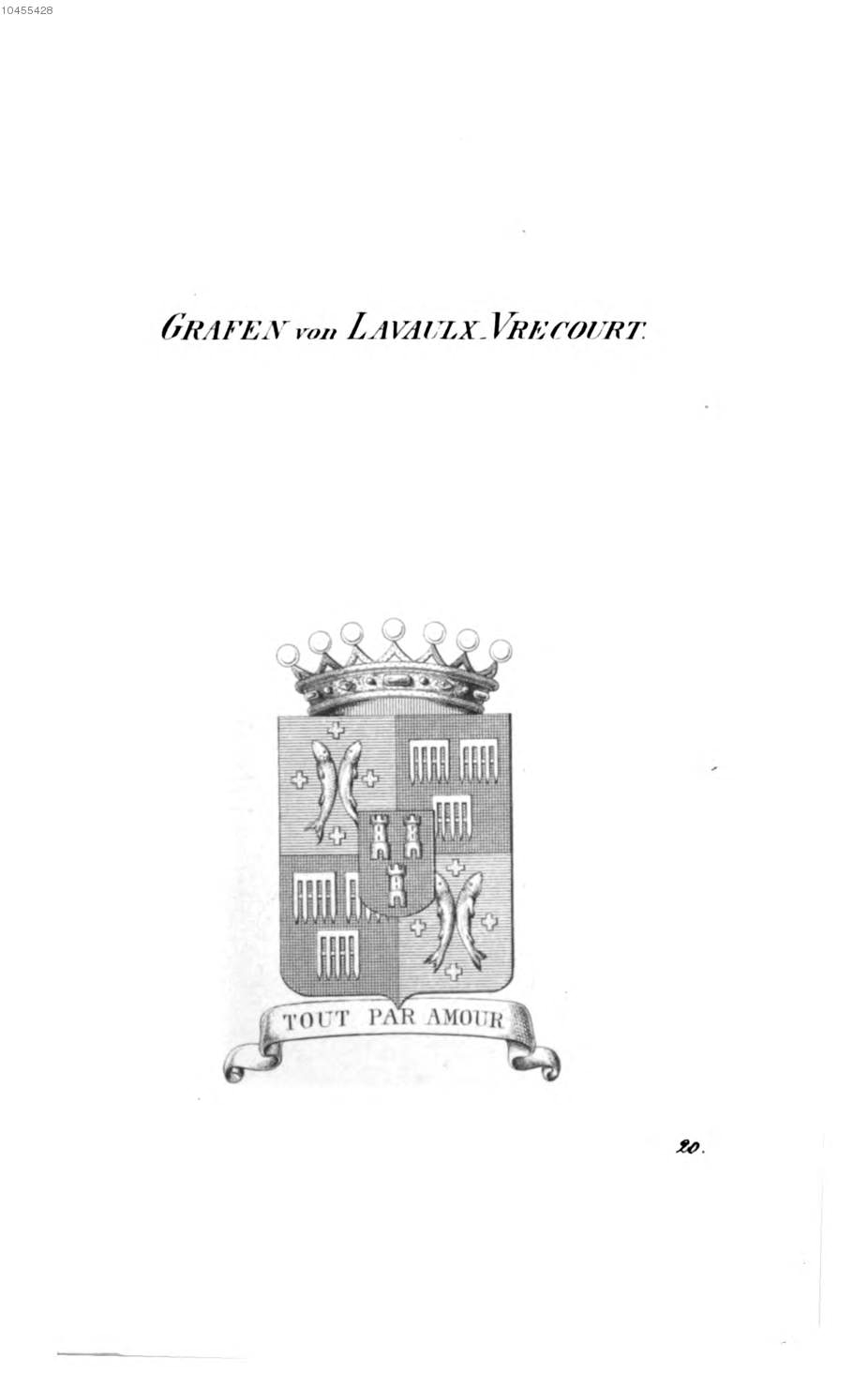 Lavaulx Vrecourt 3 — Tyroff オーストリア君主国紋章集の原図