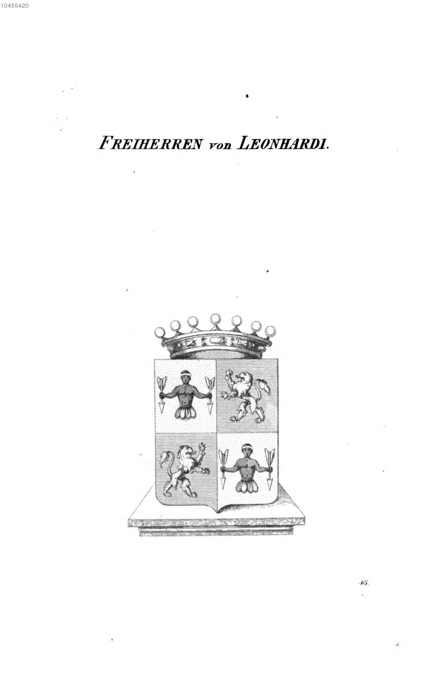 Leonhardi — Tyroff オーストリア君主国紋章集の原図