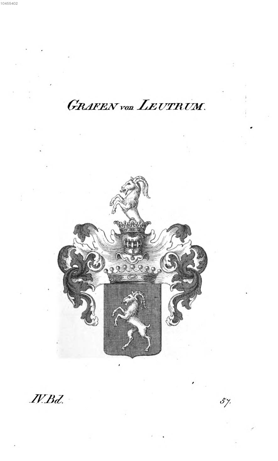 Leutrum — Tyroff オーストリア君主国紋章集の原図