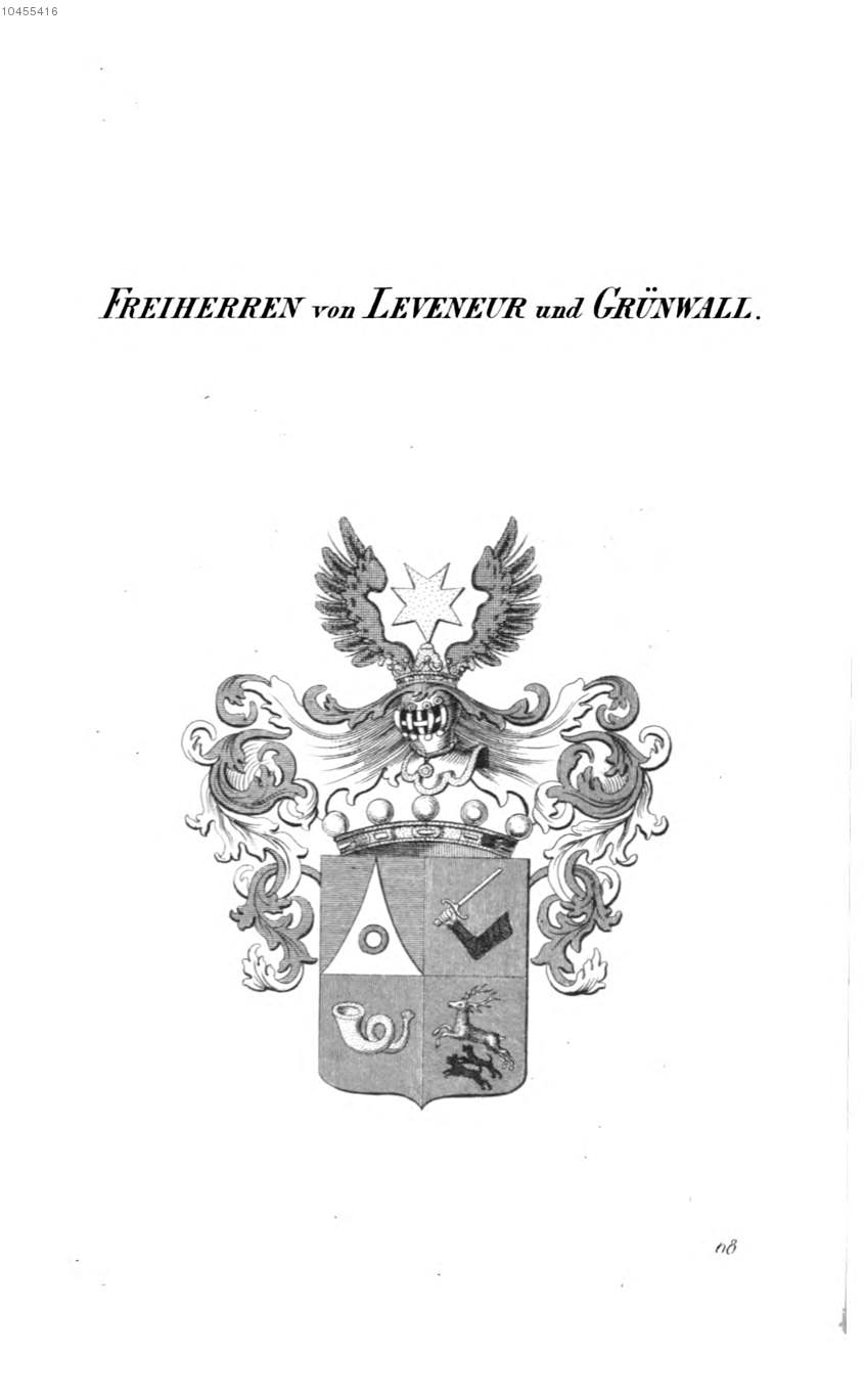Leveneur und Grünwall 2 — Tyroff オーストリア君主国紋章集の原図