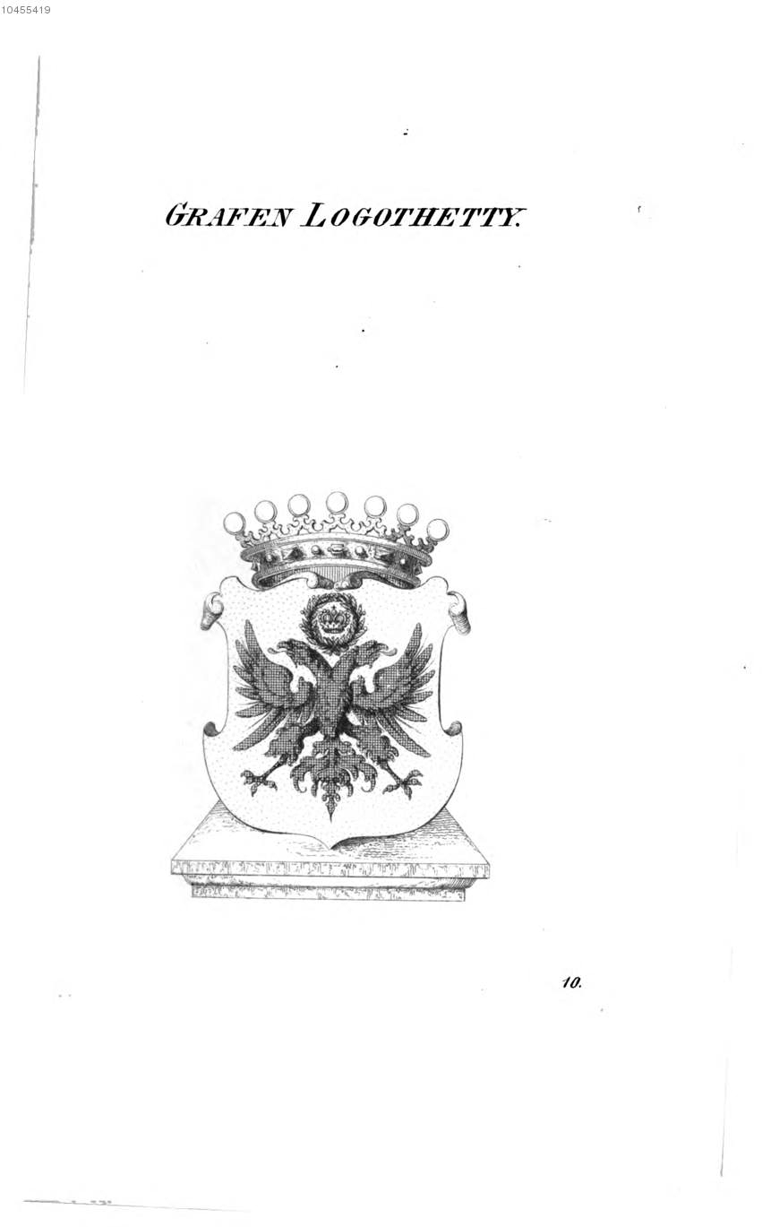 Logothetty — Tyroff オーストリア君主国紋章集の原図