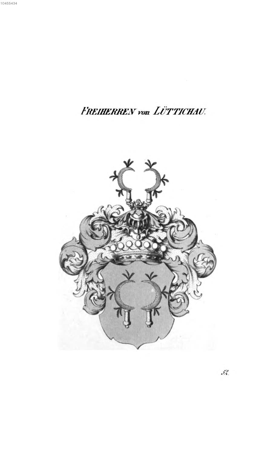 Lüttichau — Tyroff オーストリア君主国紋章集の原図