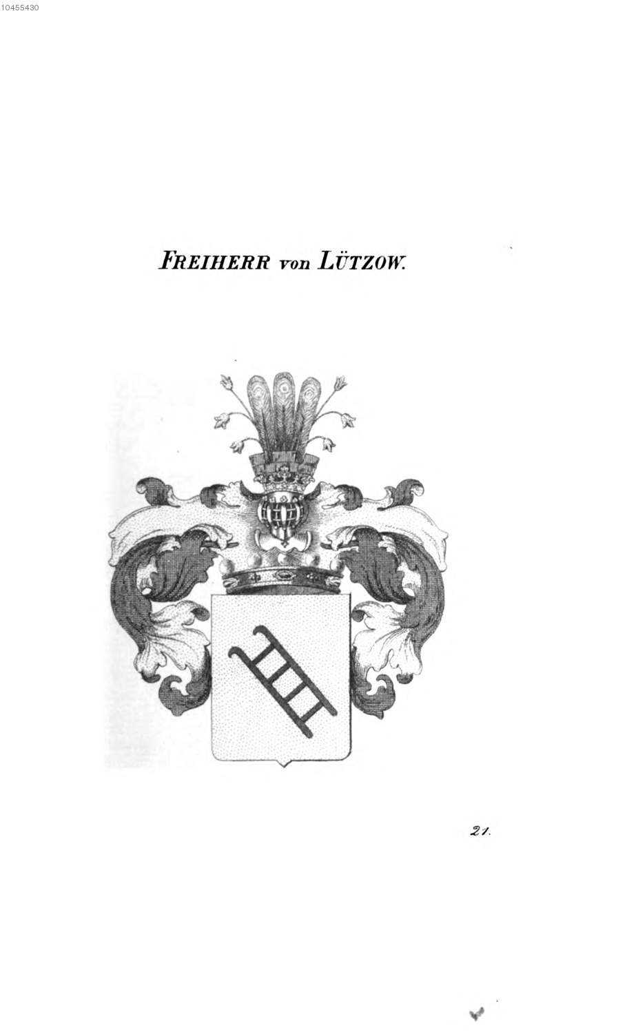 Lützow 2 — Tyroff オーストリア君主国紋章集の原図
