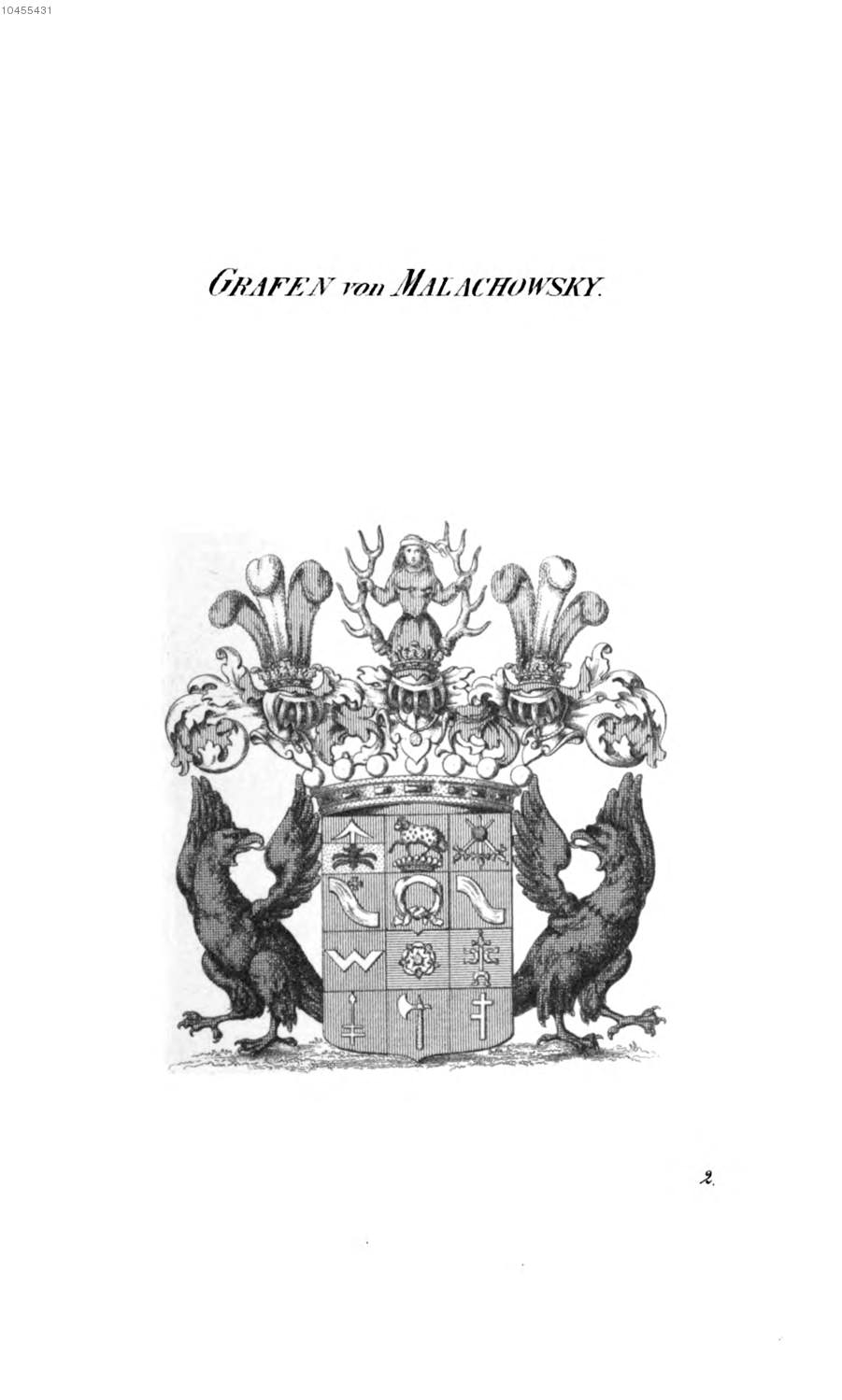 Malachowsky 2 — Tyroff オーストリア君主国紋章集の原図