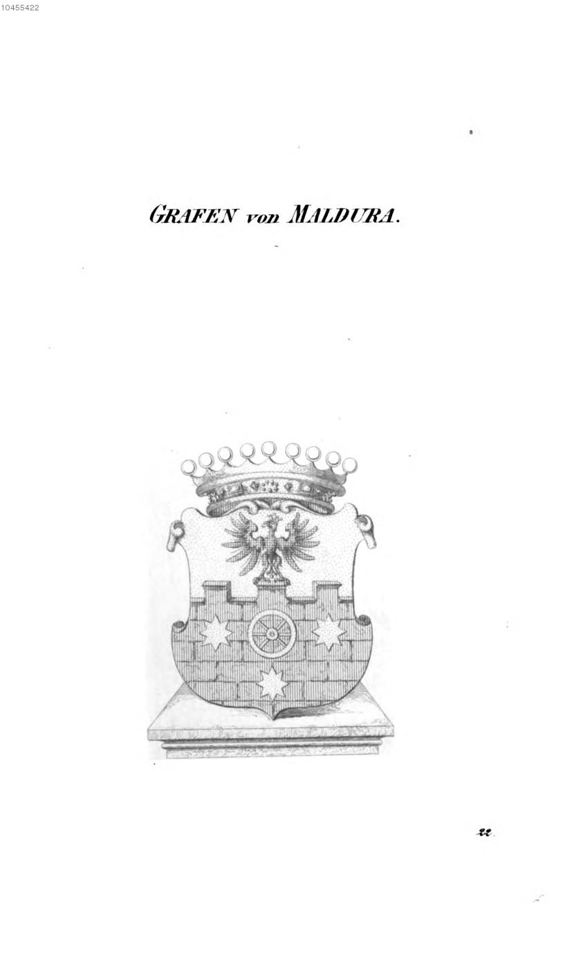 Maldura 3 — Tyroff オーストリア君主国紋章集の原図