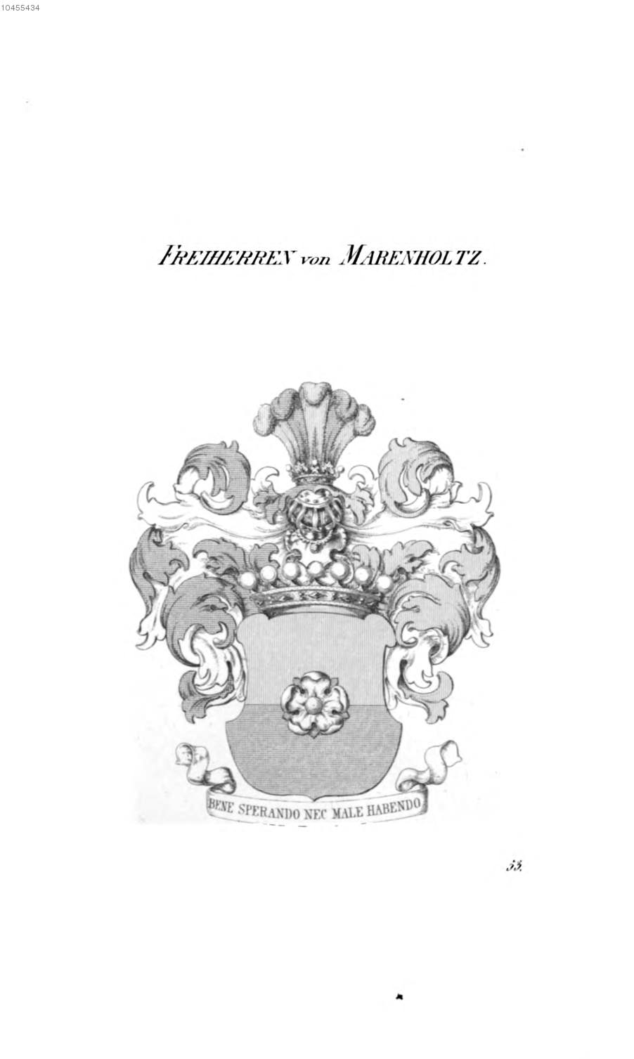 Marenholtz — Tyroff オーストリア君主国紋章集の原図