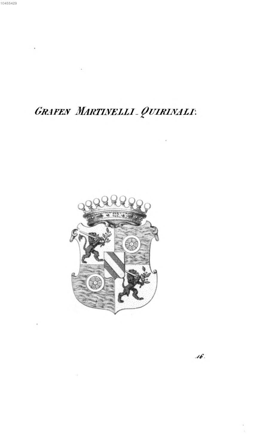 Martinelli Quirinali — Tyroff オーストリア君主国紋章集の原図