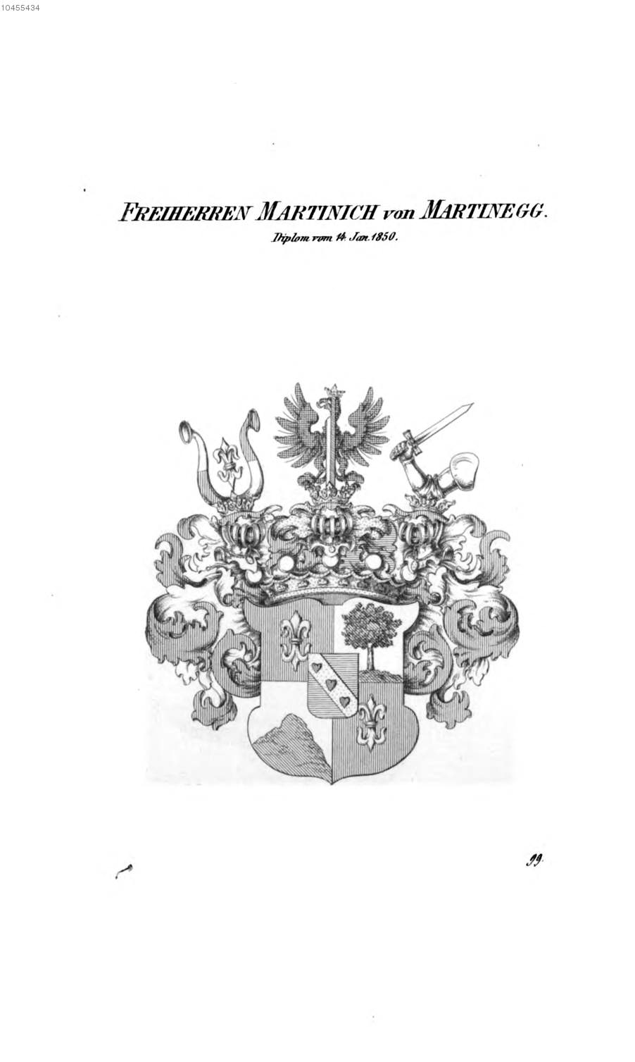 Martinich von Martinegg 2 — Tyroff オーストリア君主国紋章集の原図