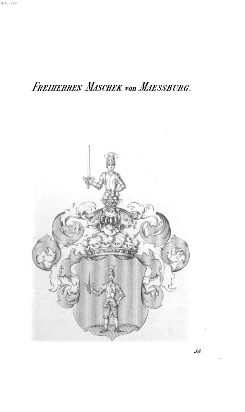 Maschek von Maessburg 2 — Tyroff オーストリア君主国紋章集の原図