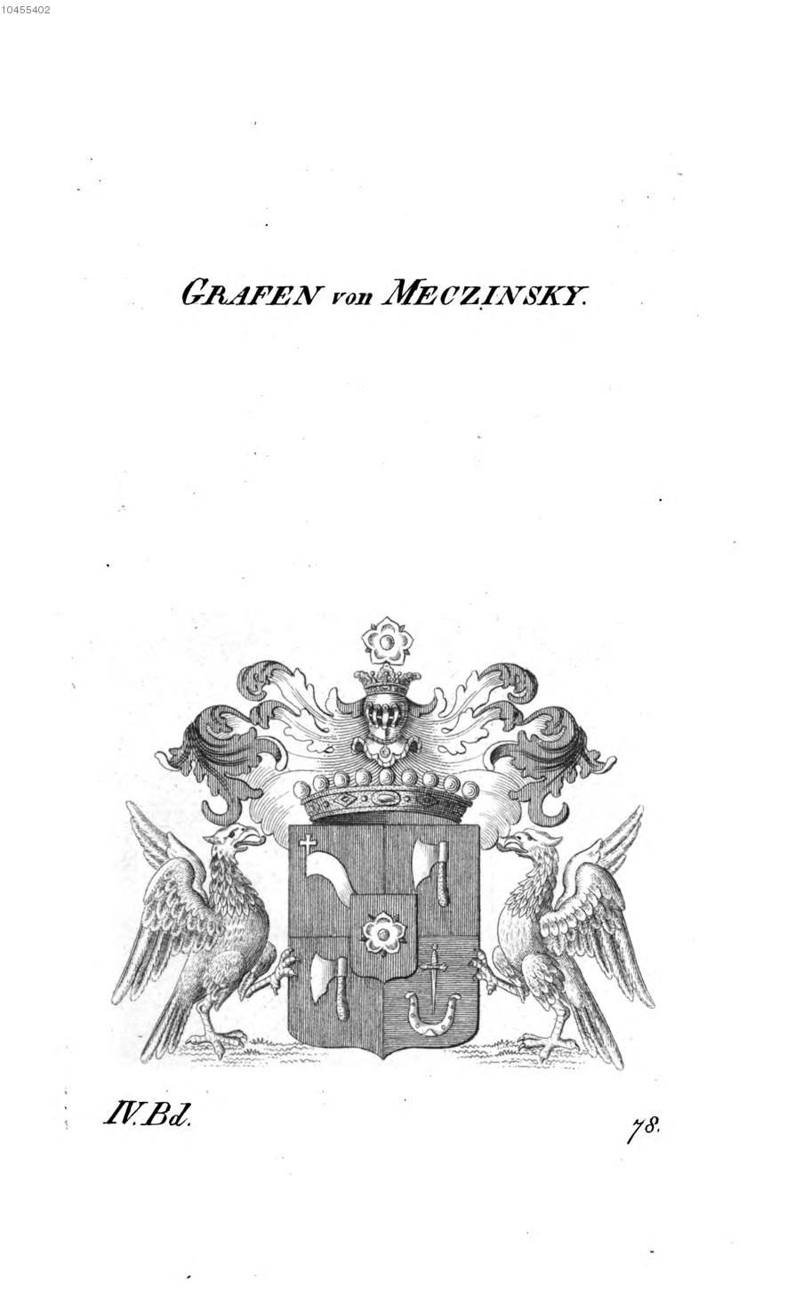 Meczinsky — Tyroff オーストリア君主国紋章集の原図