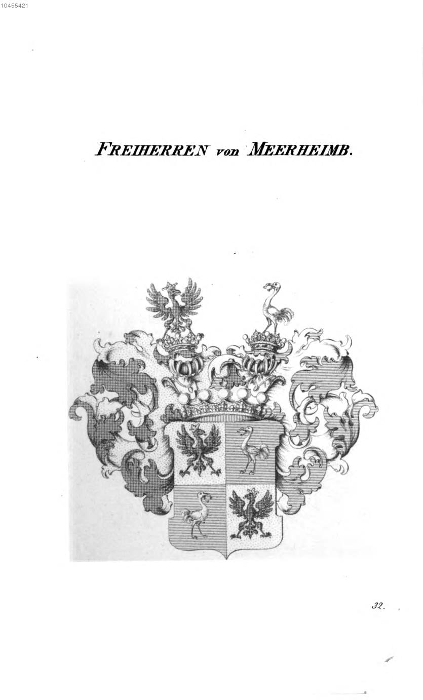 Meerheimb — Tyroff オーストリア君主国紋章集の原図