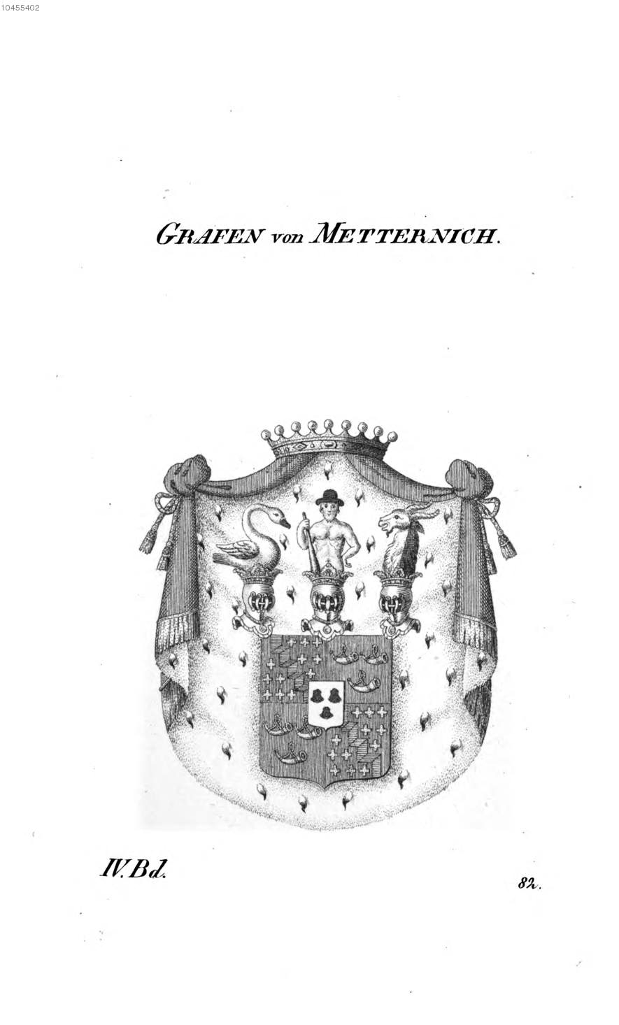 Metternich — Tyroff オーストリア君主国紋章集の原図
