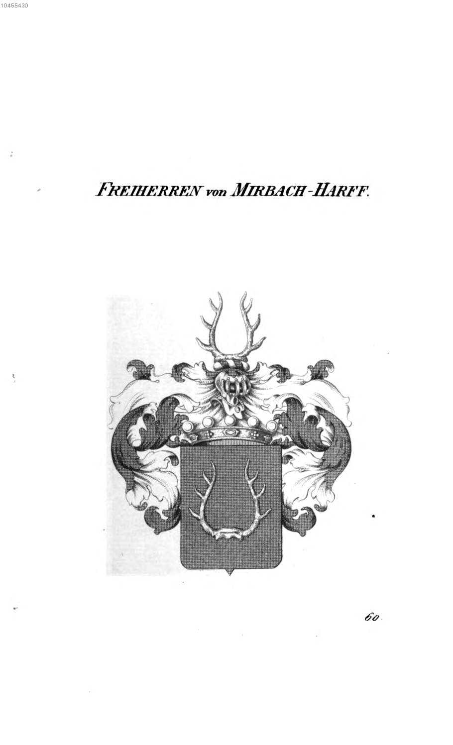 Mirbach Harff 2 — Tyroff オーストリア君主国紋章集の原図