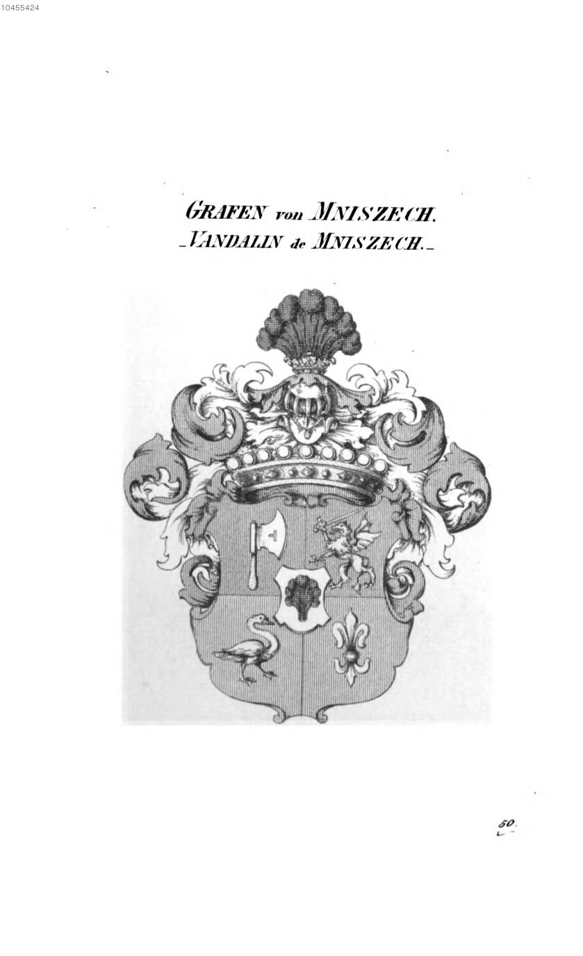 Mniszech Vandalin de Mniszech 2 — Tyroff オーストリア君主国紋章集の原図