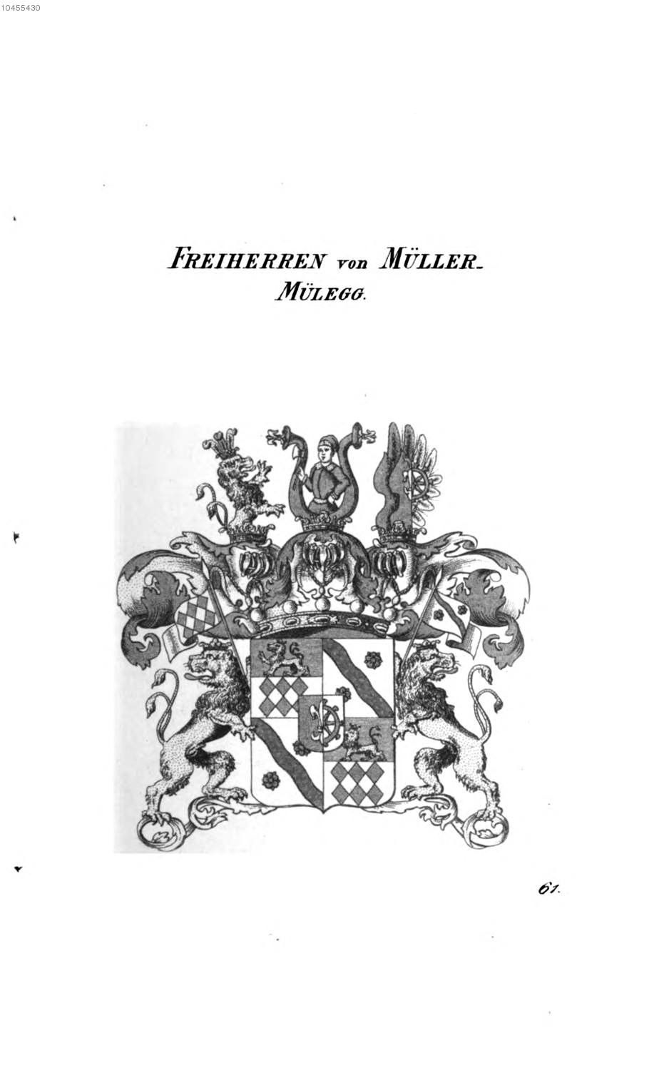 Müller Mülegg 2 — Tyroff オーストリア君主国紋章集の原図