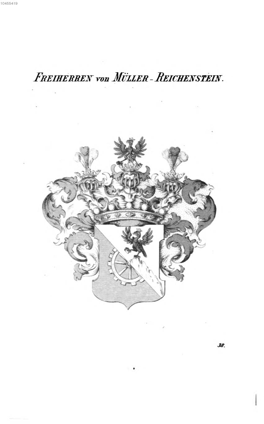 Müller Reichenstein — Tyroff オーストリア君主国紋章集の原図