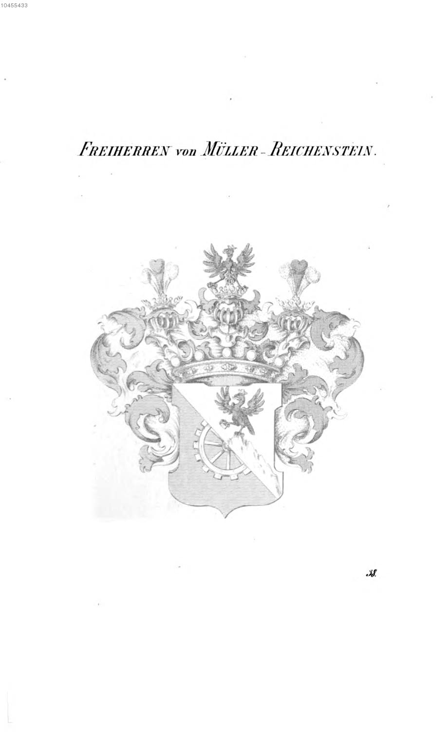 Müller Reichenstein 2 — Tyroff オーストリア君主国紋章集の原図