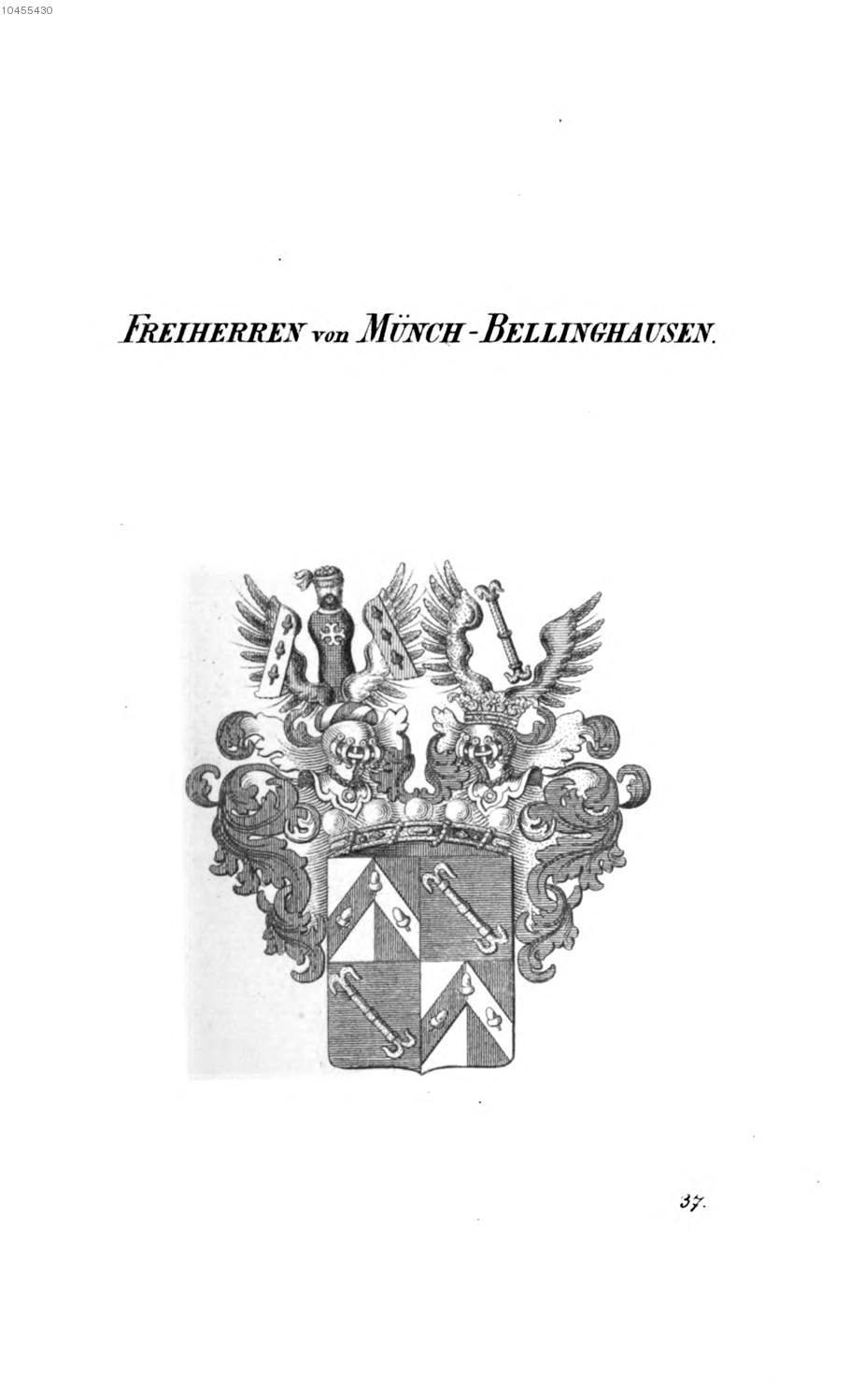 Münch Bellinghausen 4 — Tyroff オーストリア君主国紋章集の原図