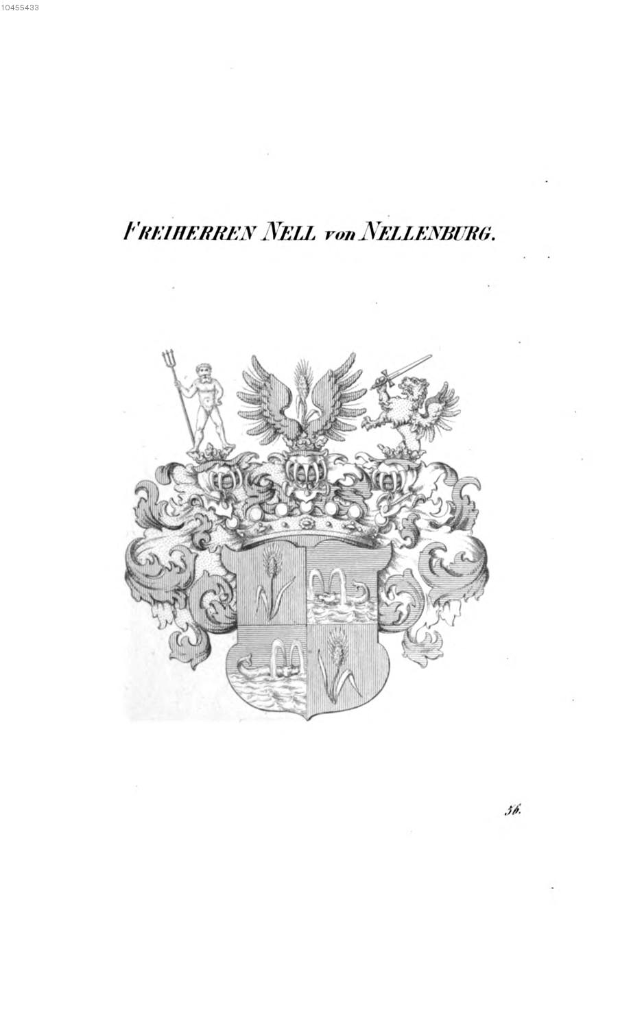 Nell von Nellenburg — Tyroff オーストリア君主国紋章集の原図