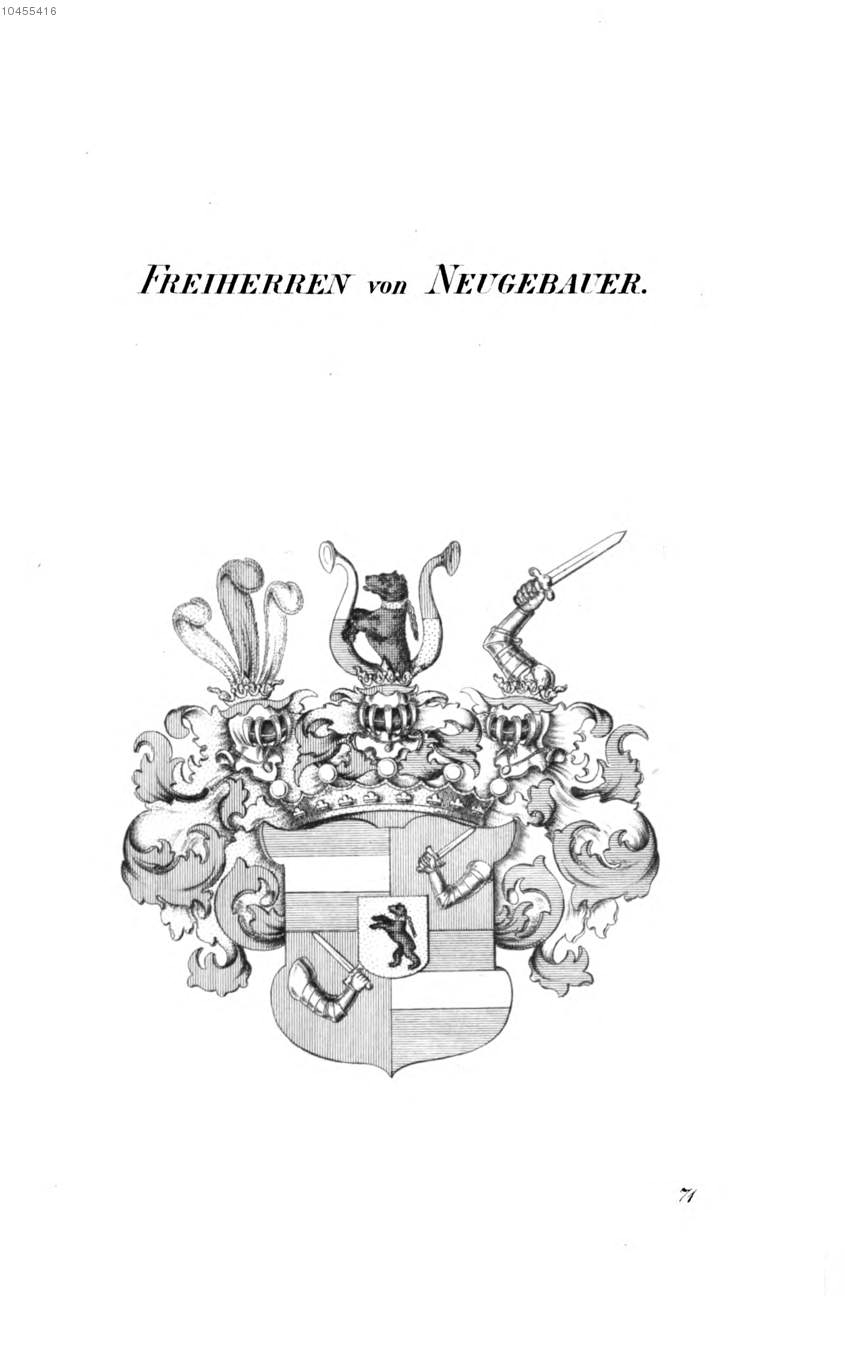 Neugebauer 2 — Tyroff オーストリア君主国紋章集の原図