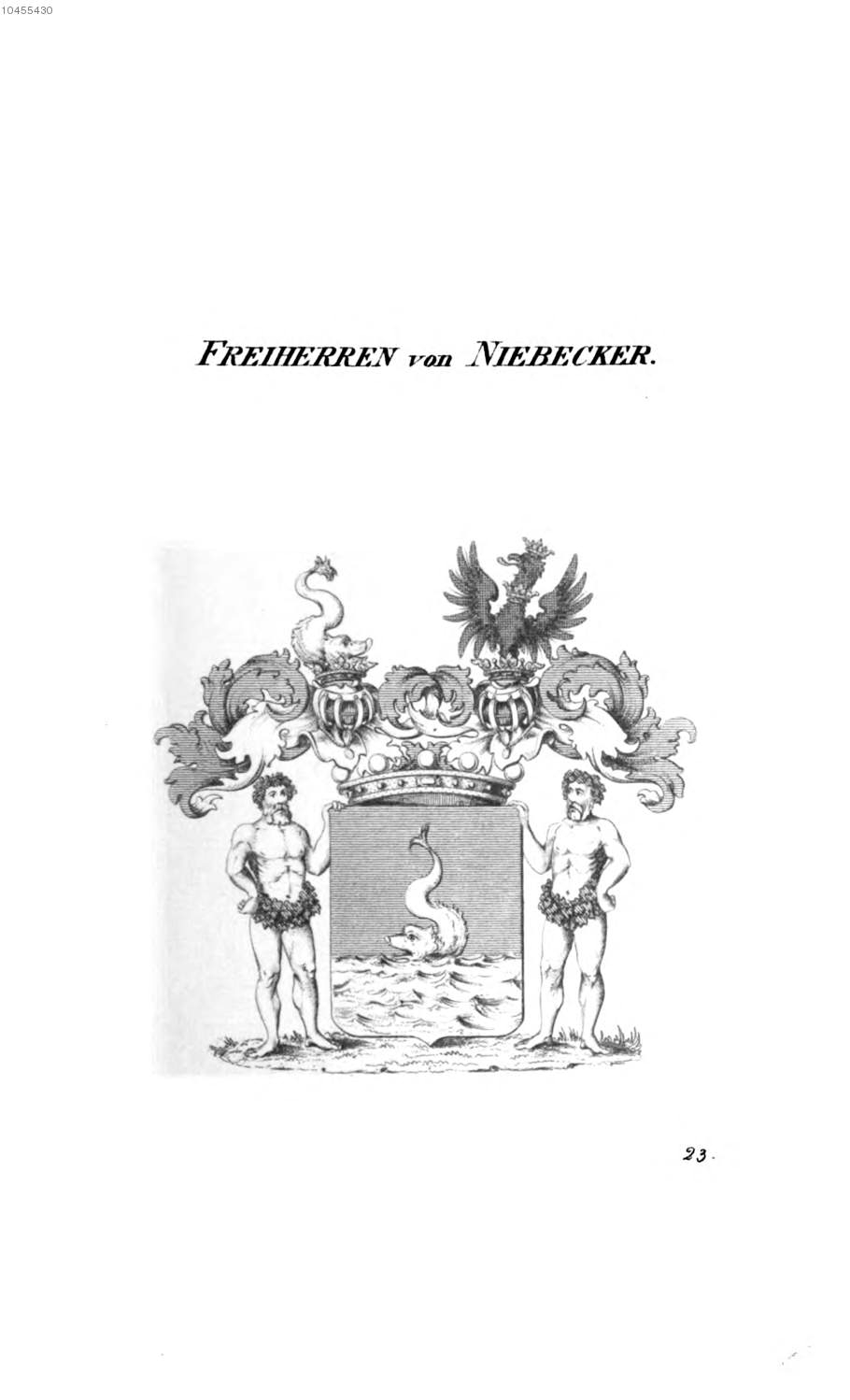 Niebecker — Tyroff オーストリア君主国紋章集の原図