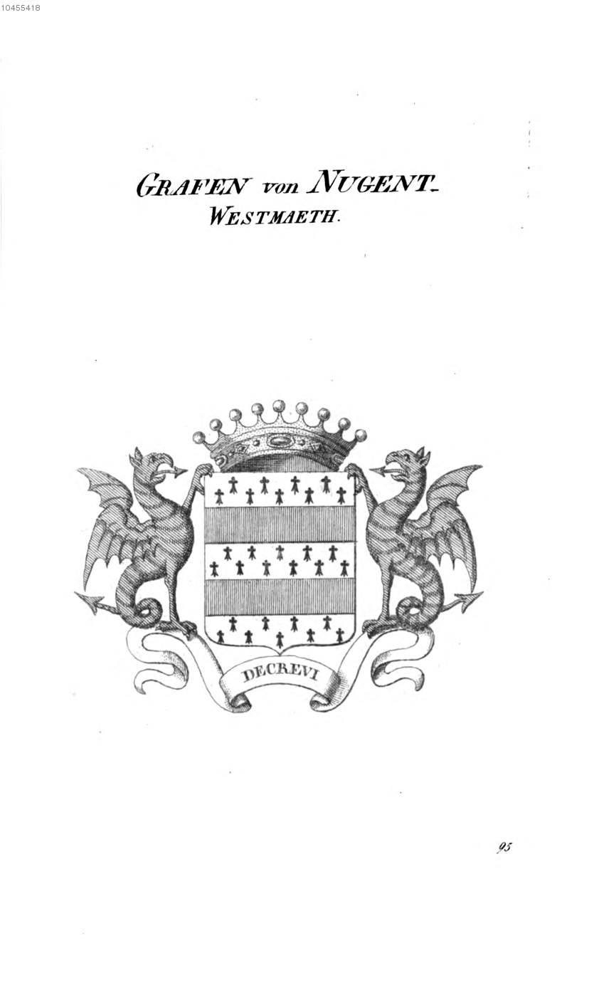 Nugent Westmaeth — Tyroff オーストリア君主国紋章集の原図