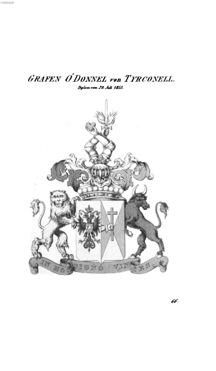 O'Donnel von Tyrconell 2 — Tyroff オーストリア君主国紋章集の原図
