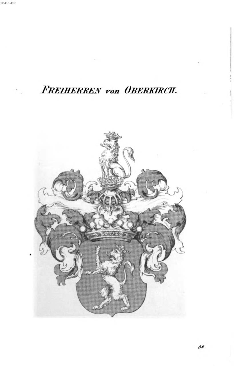 Oberkirch — Tyroff オーストリア君主国紋章集の原図