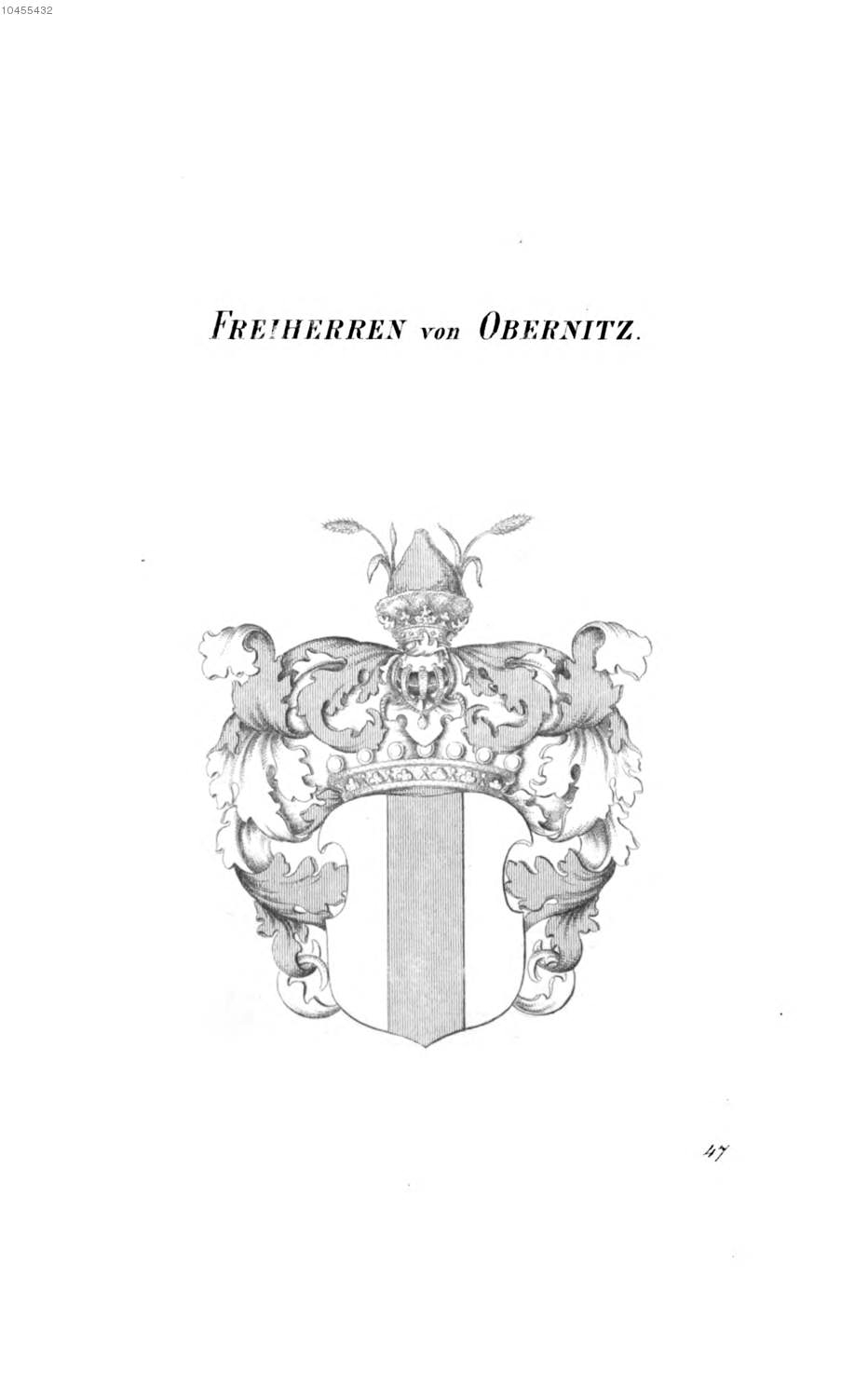 Obernitz 2 — Tyroff オーストリア君主国紋章集の原図